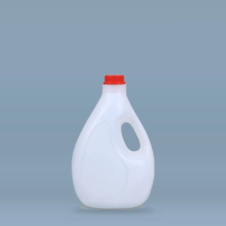 4 Kg Jerry Can white plastic jerry can with red cap and handle