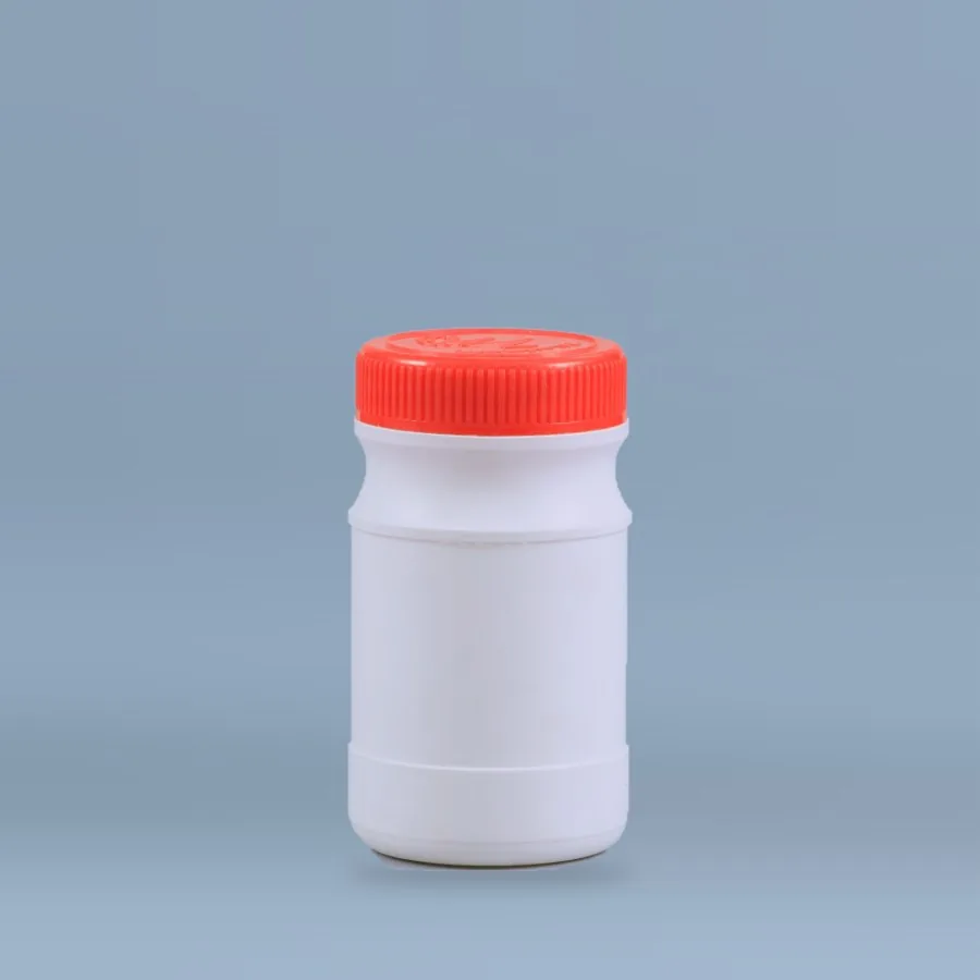 1/2 Kg Ispaghol Jar white plastic jar with red screw cap