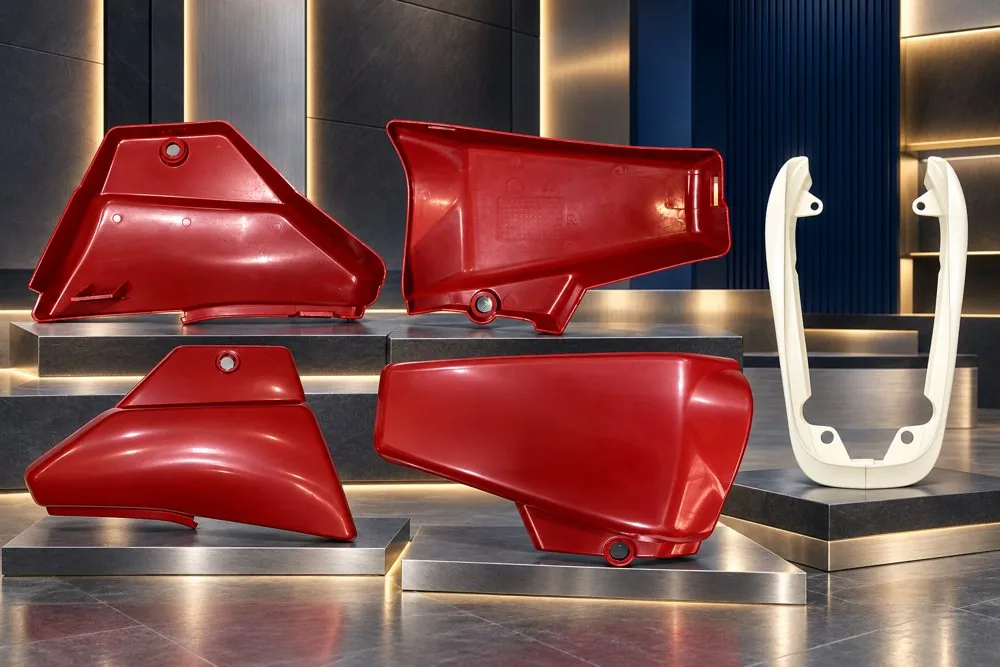 Majid Industries two wheeler autoparts: motorcycle side covers